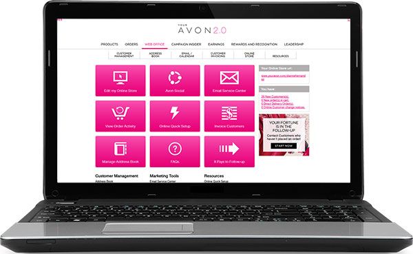 Avon-Web-Office-Laptop